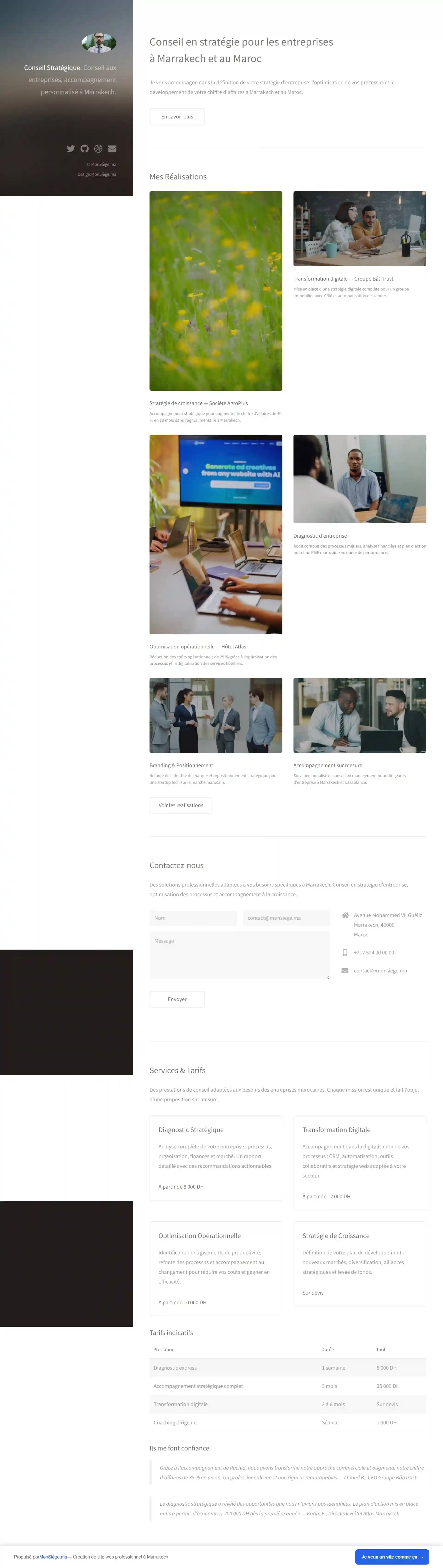Consultant en Stratégie