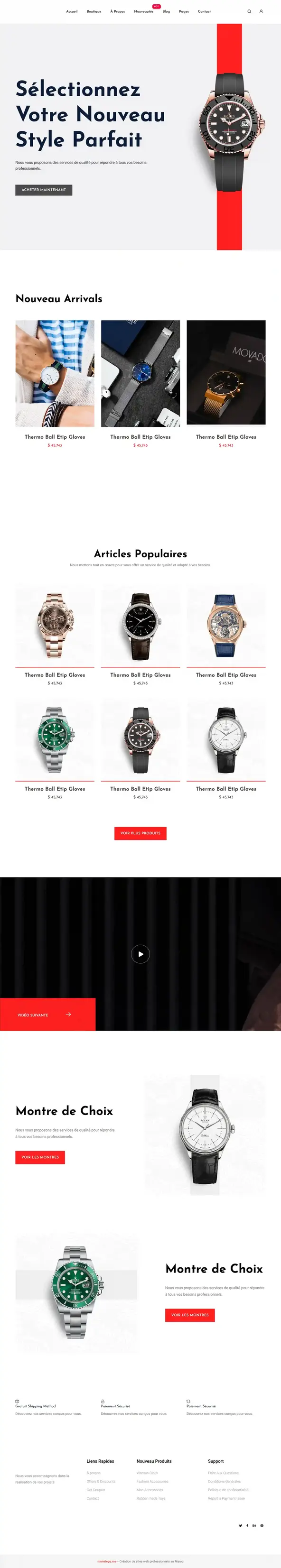 Boutique E-commerce