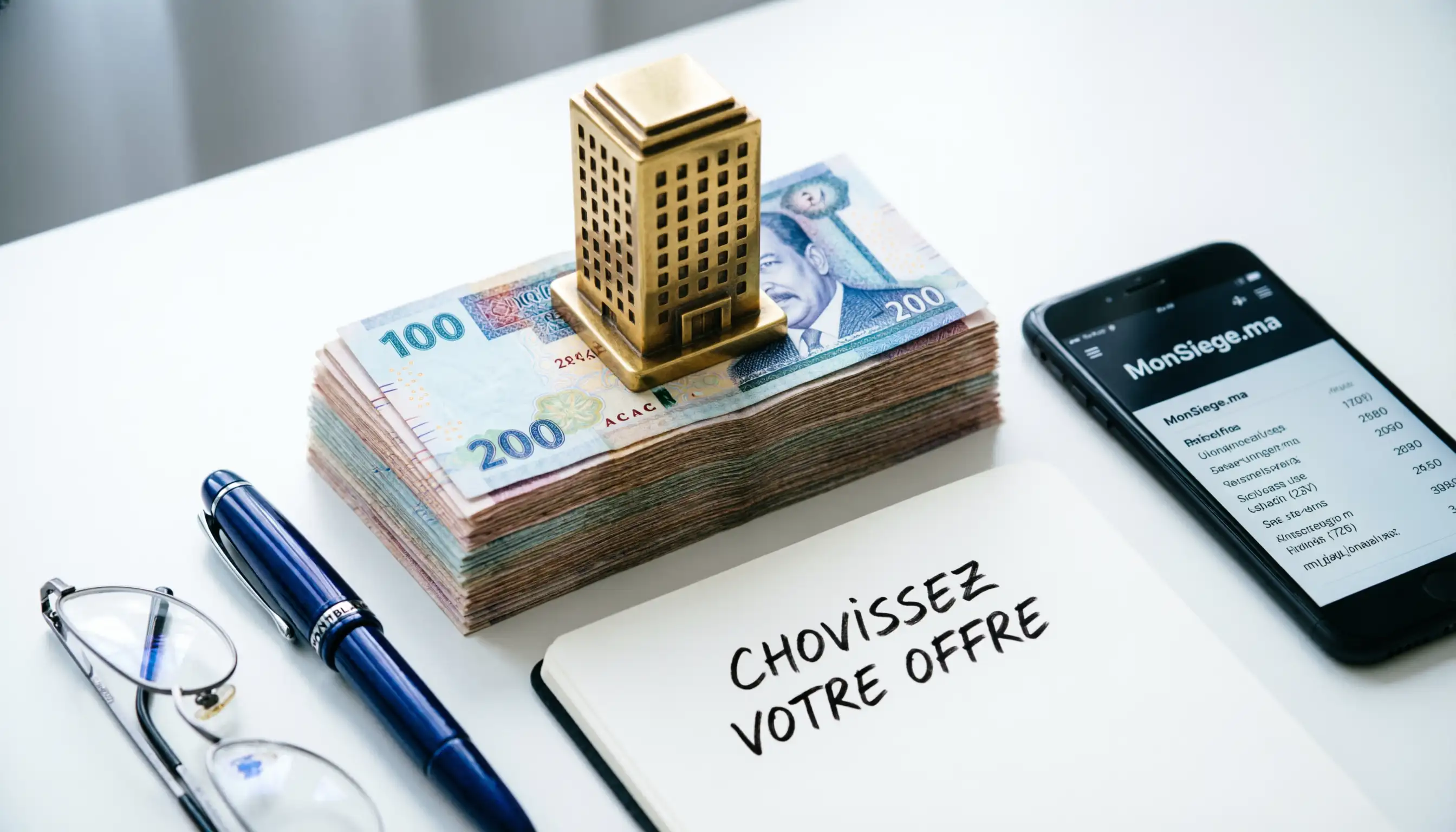 Tarifs de domiciliation et création d'entreprise à Marrakech